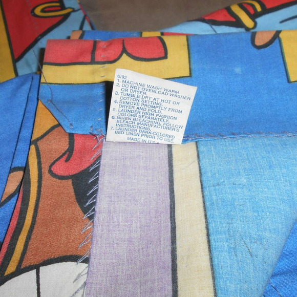 Vintage Disney 1993 Aladdin Curtain Set 14193 Genie, Abu, Iago - Picture 9 of 11